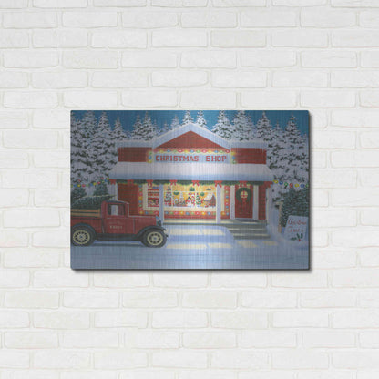 Luxe Metal Art 'Holiday Moments II' by James Wiens, Metal Wall Art,36x24