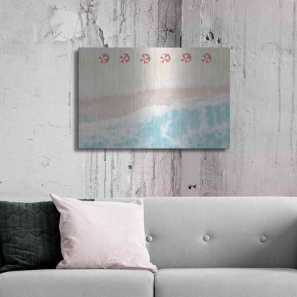 Luxe Metal Art 'Sky Seaview I' by James Wiens, Metal Wall Art,36x24