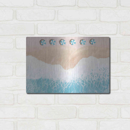 Luxe Metal Art 'Sky Seaview II' by James Wiens, Metal Wall Art,16x12