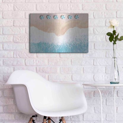 Luxe Metal Art 'Sky Seaview II' by James Wiens, Metal Wall Art,24x16