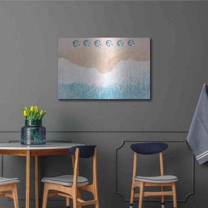 Luxe Metal Art 'Sky Seaview II' by James Wiens, Metal Wall Art,36x24