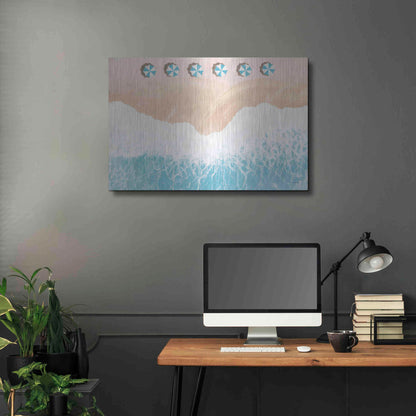 Luxe Metal Art 'Sky Seaview II' by James Wiens, Metal Wall Art,36x24