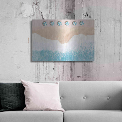 Luxe Metal Art 'Sky Seaview II' by James Wiens, Metal Wall Art,36x24