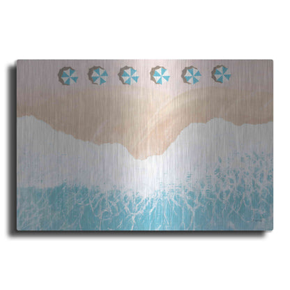 Luxe Metal Art 'Sky Seaview II' by James Wiens, Metal Wall Art
