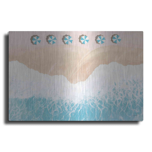 Luxe Metal Art 'Sky Seaview II' by James Wiens, Metal Wall Art
