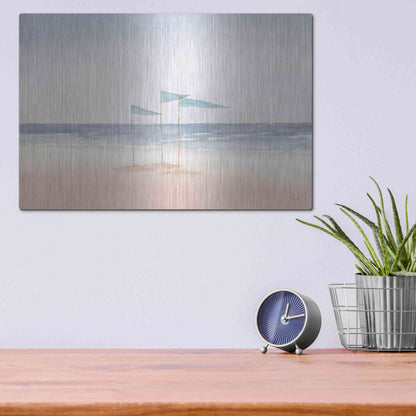 Luxe Metal Art 'Salento Coast I' by James Wiens, Metal Wall Art,16x12
