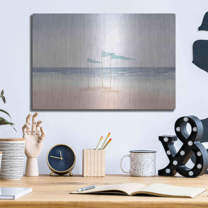 Luxe Metal Art 'Salento Coast I' by James Wiens, Metal Wall Art,16x12