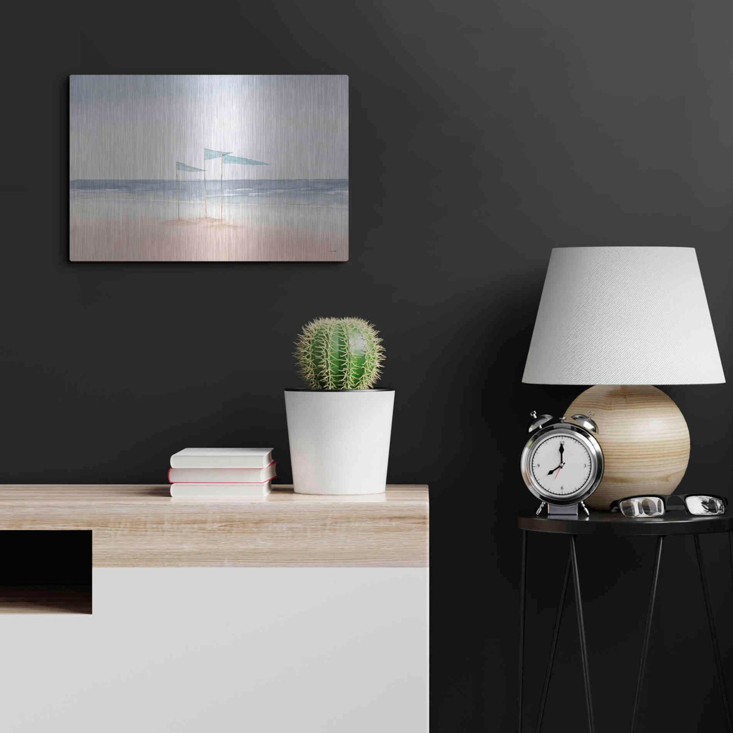Luxe Metal Art 'Salento Coast I' by James Wiens, Metal Wall Art,24x16