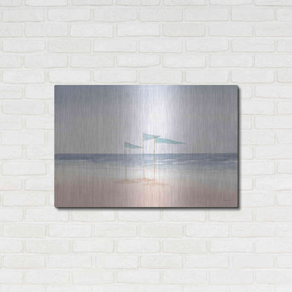 Luxe Metal Art 'Salento Coast I' by James Wiens, Metal Wall Art,36x24