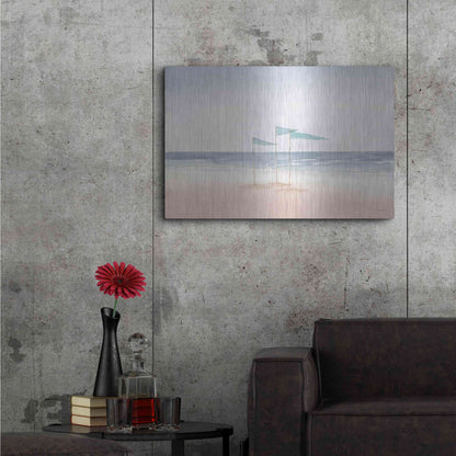 Luxe Metal Art 'Salento Coast I' by James Wiens, Metal Wall Art,36x24