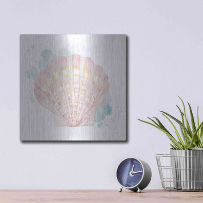 Luxe Metal Art 'Salento Coast III' by James Wiens, Metal Wall Art,12x12
