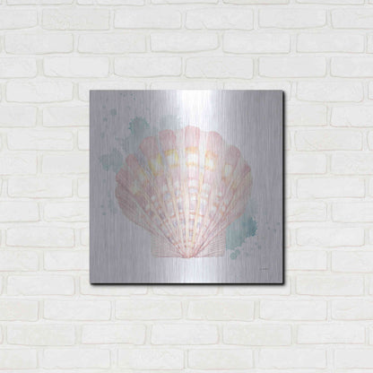 Luxe Metal Art 'Salento Coast III' by James Wiens, Metal Wall Art,24x24