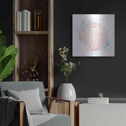 Luxe Metal Art 'Salento Coast III' by James Wiens, Metal Wall Art,24x24