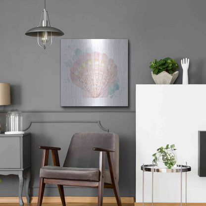 Luxe Metal Art 'Salento Coast III' by James Wiens, Metal Wall Art,24x24