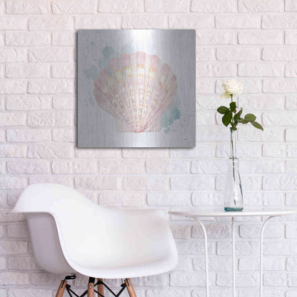 Luxe Metal Art 'Salento Coast III' by James Wiens, Metal Wall Art,24x24
