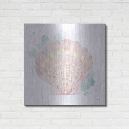 Luxe Metal Art 'Salento Coast III' by James Wiens, Metal Wall Art,36x36