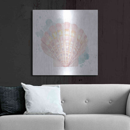 Luxe Metal Art 'Salento Coast III' by James Wiens, Metal Wall Art,36x36