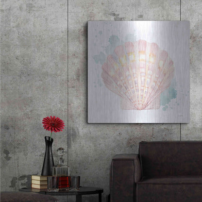 Luxe Metal Art 'Salento Coast III' by James Wiens, Metal Wall Art,36x36