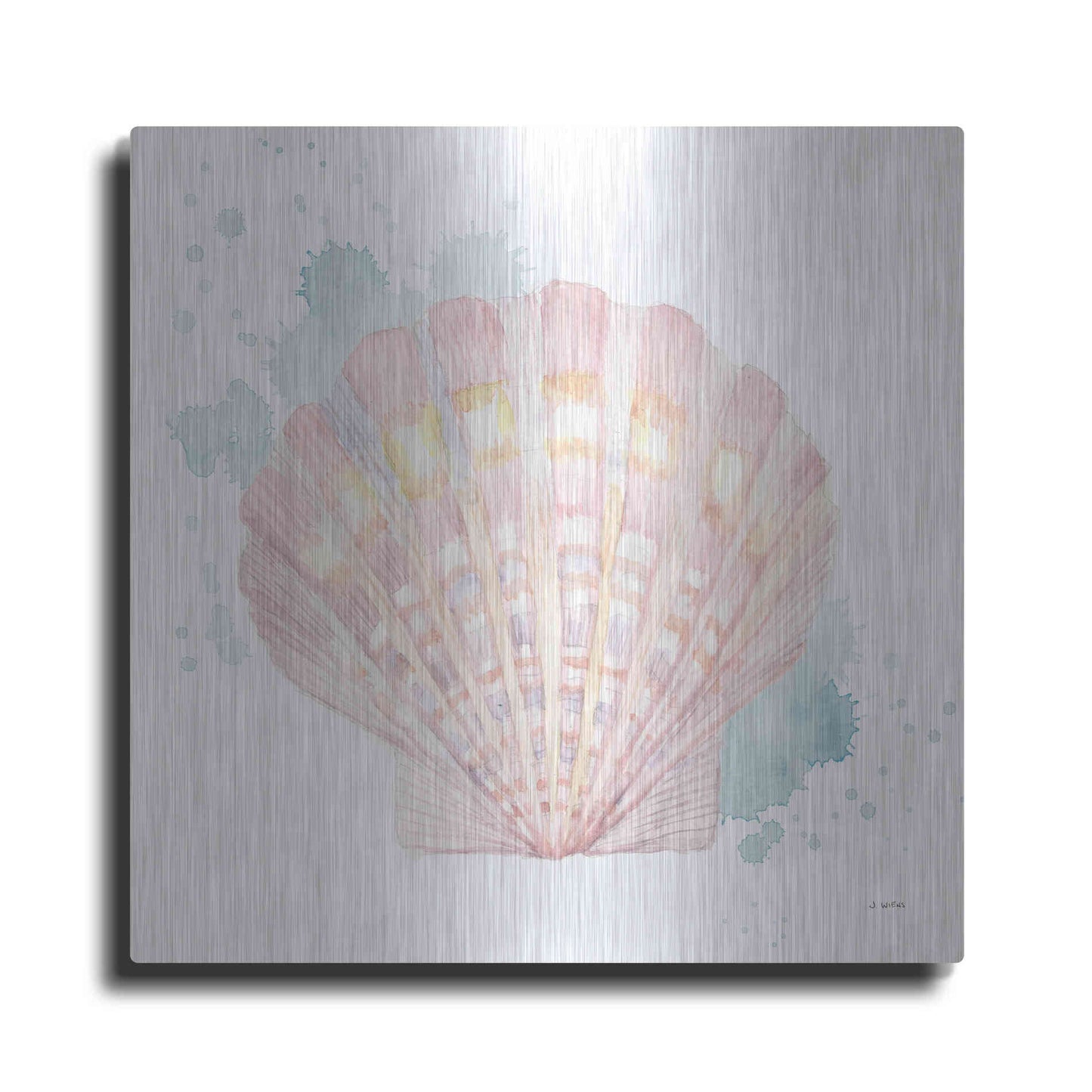 Luxe Metal Art 'Salento Coast III' by James Wiens, Metal Wall Art