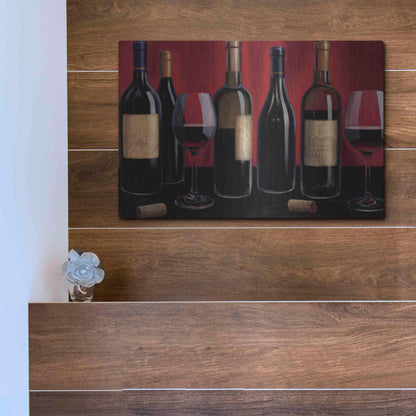 Luxe Metal Art 'Grand Reserve' by Marco Fabiano, Metal Wall Art,16x12