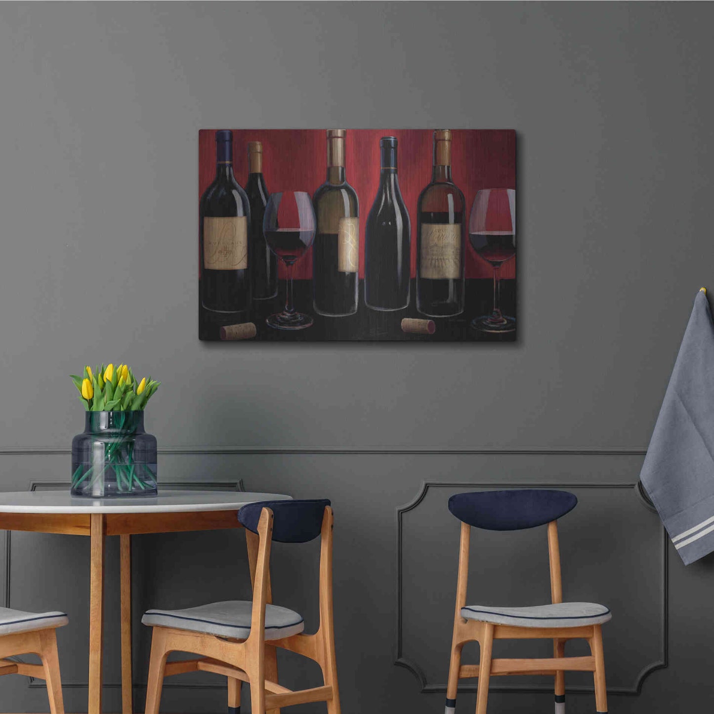 Luxe Metal Art 'Grand Reserve' by Marco Fabiano, Metal Wall Art,36x24