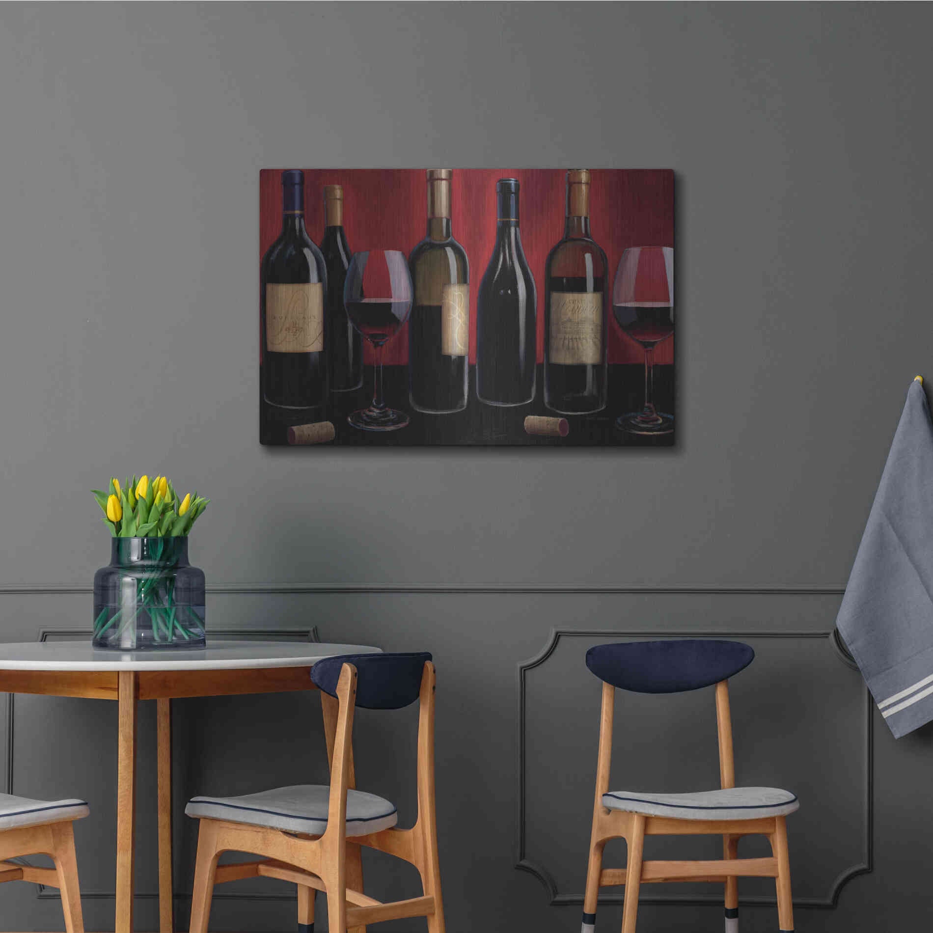 Luxe Metal Art 'Grand Reserve' by Marco Fabiano, Metal Wall Art,36x24