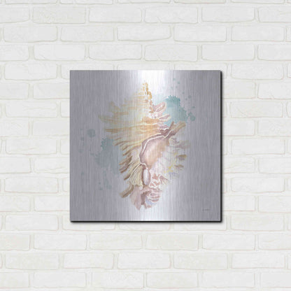 Luxe Metal Art 'Salento Coast IV' by James Wiens, Metal Wall Art,24x24
