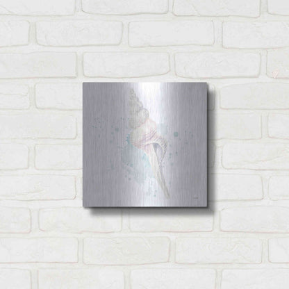 Luxe Metal Art 'Salento Coast V' by James Wiens, Metal Wall Art,12x12