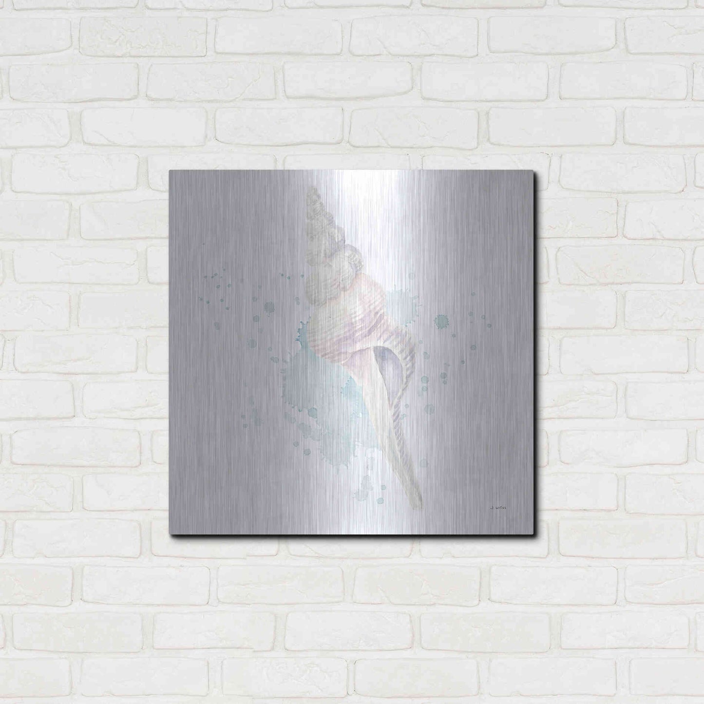 Luxe Metal Art 'Salento Coast V' by James Wiens, Metal Wall Art,24x24