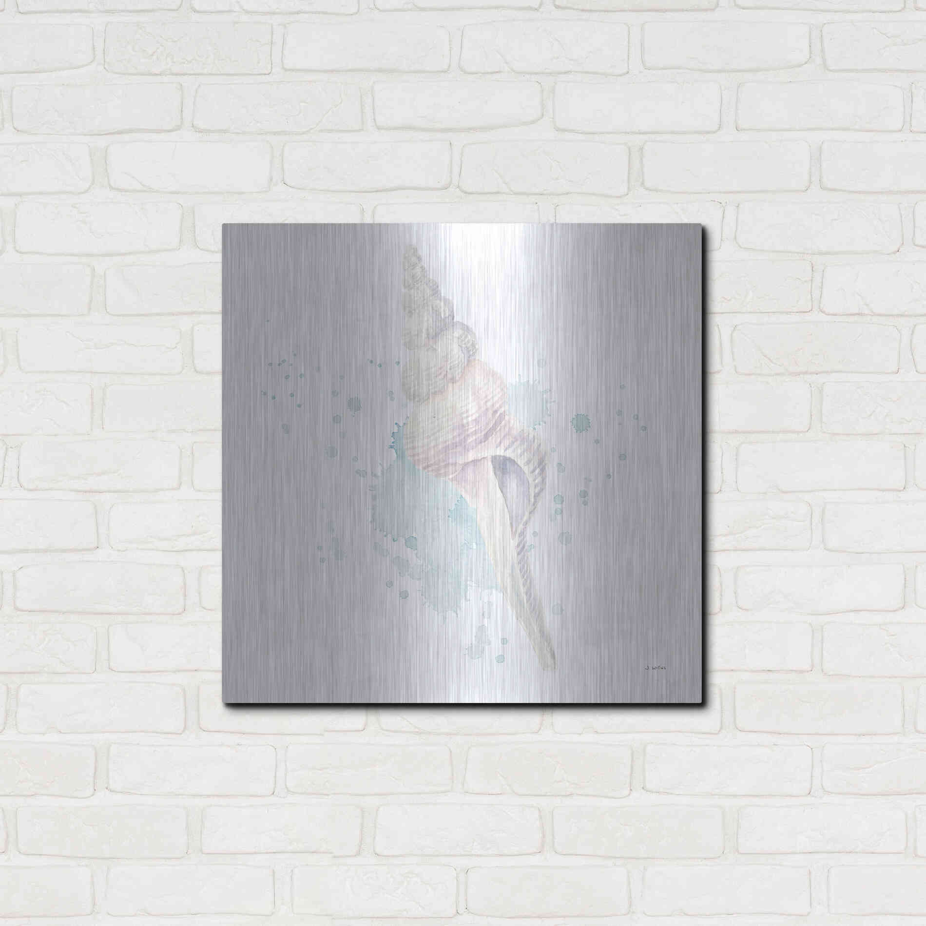 Luxe Metal Art 'Salento Coast V' by James Wiens, Metal Wall Art,24x24