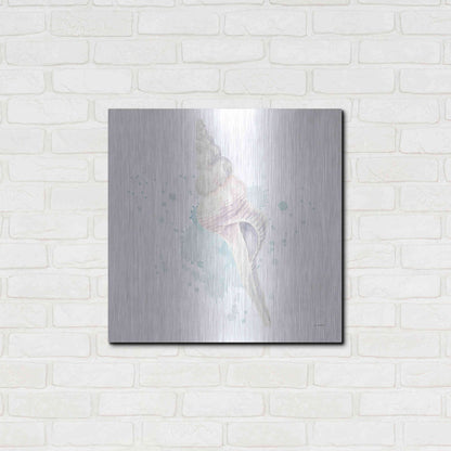 Luxe Metal Art 'Salento Coast V' by James Wiens, Metal Wall Art,24x24