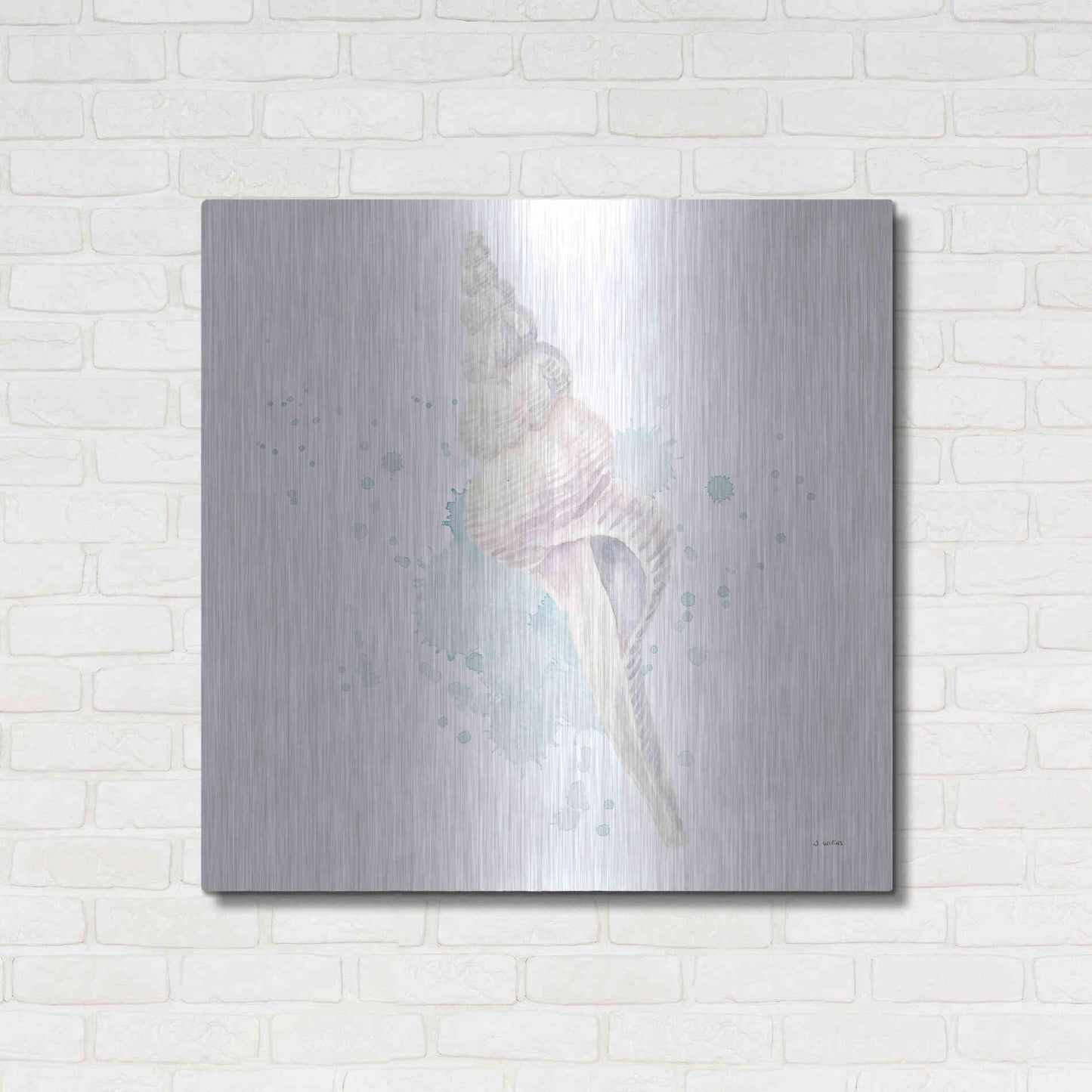 Luxe Metal Art 'Salento Coast V' by James Wiens, Metal Wall Art,36x36
