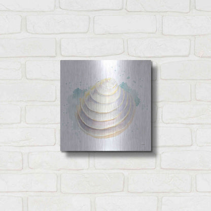 Luxe Metal Art 'Salento Coast VI' by James Wiens, Metal Wall Art,12x12