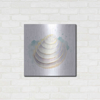 Luxe Metal Art 'Salento Coast VI' by James Wiens, Metal Wall Art,24x24