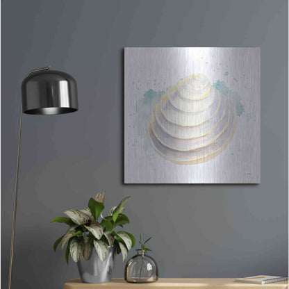 Luxe Metal Art 'Salento Coast VI' by James Wiens, Metal Wall Art,24x24