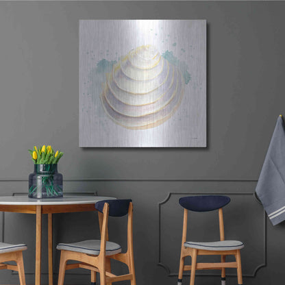 Luxe Metal Art 'Salento Coast VI' by James Wiens, Metal Wall Art,36x36