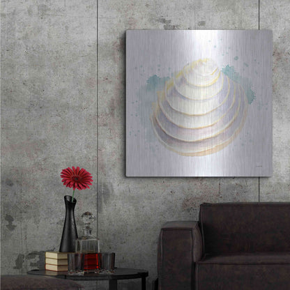 Luxe Metal Art 'Salento Coast VI' by James Wiens, Metal Wall Art,36x36