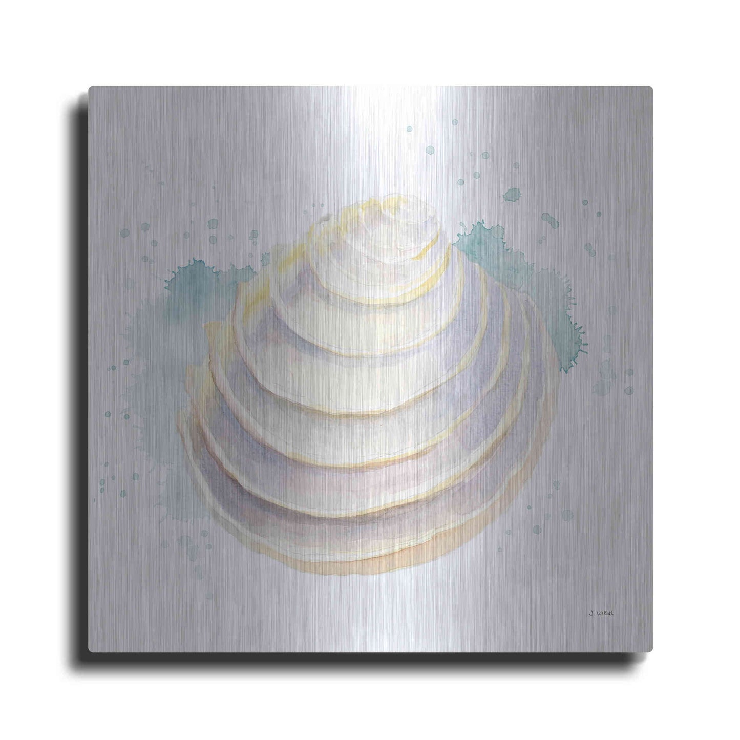 Luxe Metal Art 'Salento Coast VI' by James Wiens, Metal Wall Art