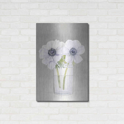 Luxe Metal Art 'Tranquil Blossoms I' by James Wiens, Metal Wall Art,24x36