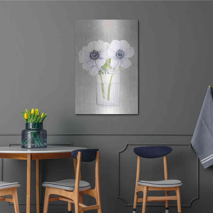 Luxe Metal Art 'Tranquil Blossoms I' by James Wiens, Metal Wall Art,24x36
