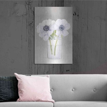 Luxe Metal Art 'Tranquil Blossoms I' by James Wiens, Metal Wall Art,24x36