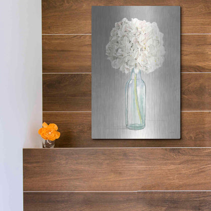 Luxe Metal Art 'Tranquil Blossoms II' by James Wiens, Metal Wall Art,12x16