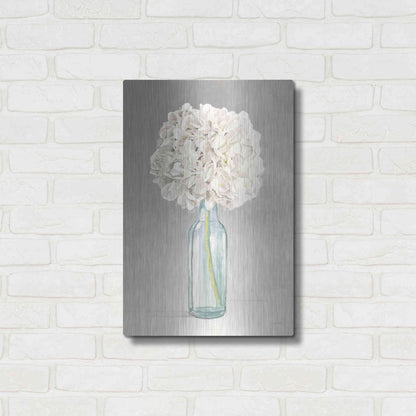 Luxe Metal Art 'Tranquil Blossoms II' by James Wiens, Metal Wall Art,16x24