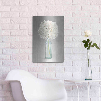 Luxe Metal Art 'Tranquil Blossoms II' by James Wiens, Metal Wall Art,16x24