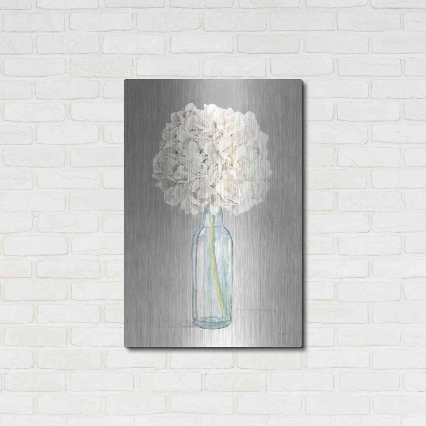 Luxe Metal Art 'Tranquil Blossoms II' by James Wiens, Metal Wall Art,24x36