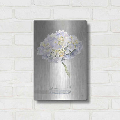 Luxe Metal Art 'Tranquil Blossoms III' by James Wiens, Metal Wall Art,12x16