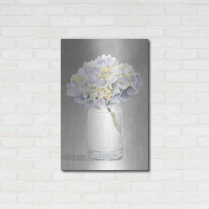 Luxe Metal Art 'Tranquil Blossoms III' by James Wiens, Metal Wall Art,24x36
