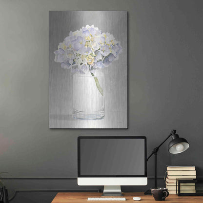 Luxe Metal Art 'Tranquil Blossoms III' by James Wiens, Metal Wall Art,24x36