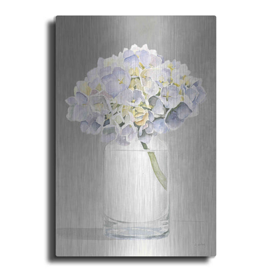 Luxe Metal Art 'Tranquil Blossoms III' by James Wiens, Metal Wall Art