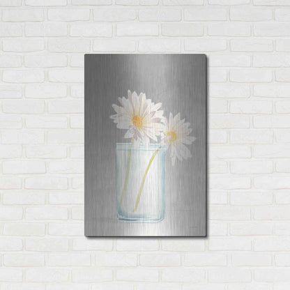 Luxe Metal Art 'Tranquil Blossoms IV' by James Wiens, Metal Wall Art,24x36